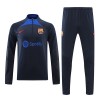 Barcelona Quarter Zip Navy Training Sweatshirts 2022-23 Für Herren